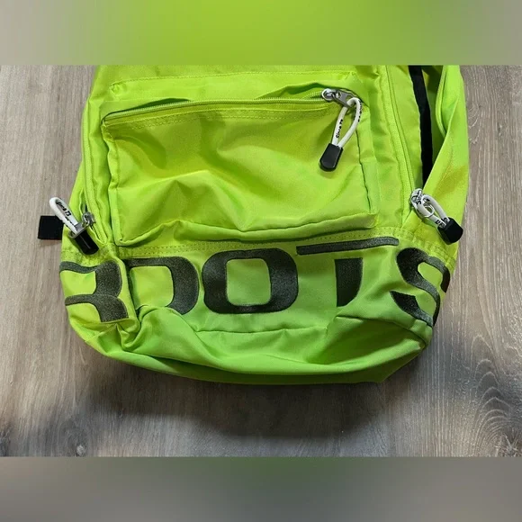 Roots Embroidered Neon Backpack - Picture 5 of 6